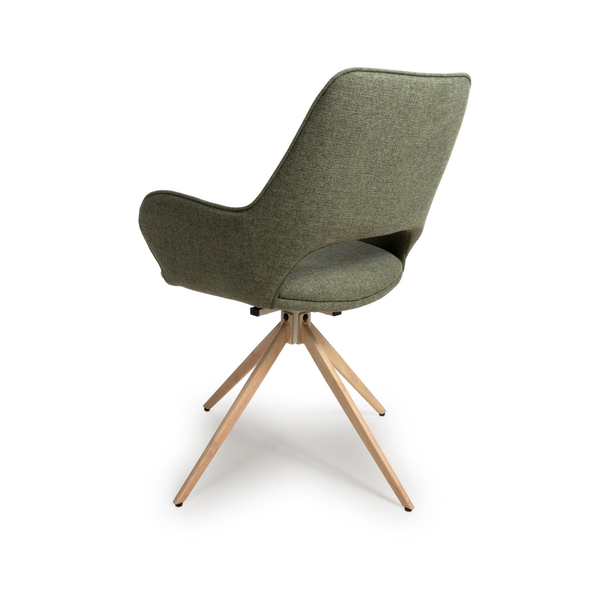 Furniture Link Dining Chair Perth Easy Clean Sage Fabric Swivel Chair (Sold in Pairs)
