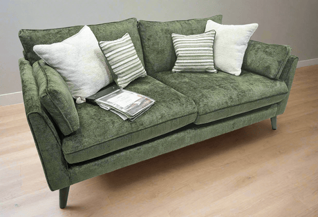 Lebus Sofa Olive / Oak Petra 2 Seater Sofa