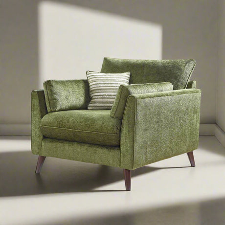Lebus Armchair Olive / Oak Petra Armchair