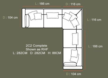 Lebus Corner Sofa Petra Large Corner Sofa