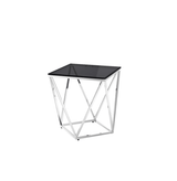Torelli Side Table DefaultTitle Pirlo Smoked Glass Side Table