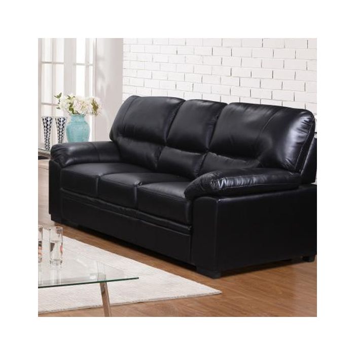 Heartlands Furniture 3 Seater Sofa Rachel Faux Leather 3 Seater Sofa