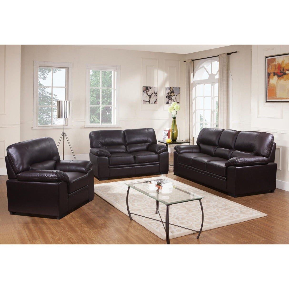 Heartlands Furniture Leather Armchair Black Rachel Faux Leather Armchair
