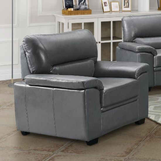 Heartlands Furniture Leather Armchair Rachel Faux Leather Armchair