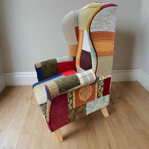 West Midlands Upholstery Regency Patchwork Fireside Chair