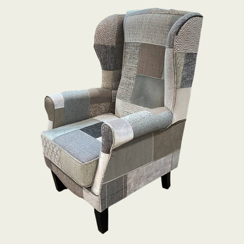 West Midlands Upholstery Regency Patchwork Fireside Chair