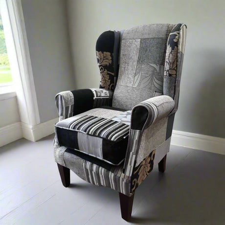 West Midlands Upholstery Regency Patchwork Fireside Chair