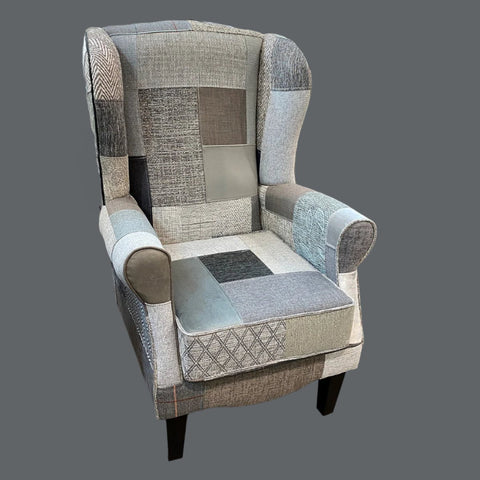 West Midlands Upholstery Regency Patchwork Fireside Chair