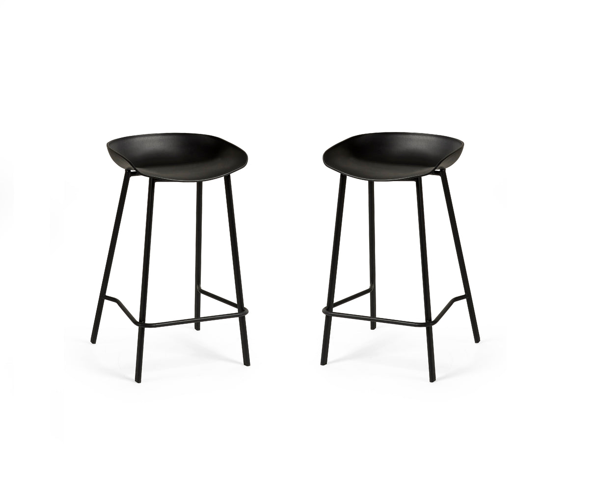Julian Bowen Bar Stools Renzo Bar Stool Black - Sold in pairs