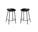 Julian Bowen Bar Stools Renzo Bar Stool Black - Sold in pairs