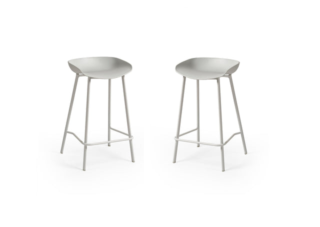 Julian Bowen Bar Stools Renzo Bar Stool Grey - Sold in pairs