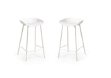 Julian Bowen Bar Stools Renzo Bar Stool White - Sold in pairs