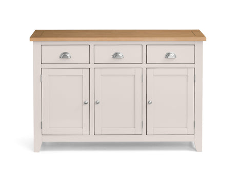 Julian Bowen Sideboards Richmond Sideboard - Elephant Grey/Pale Oak