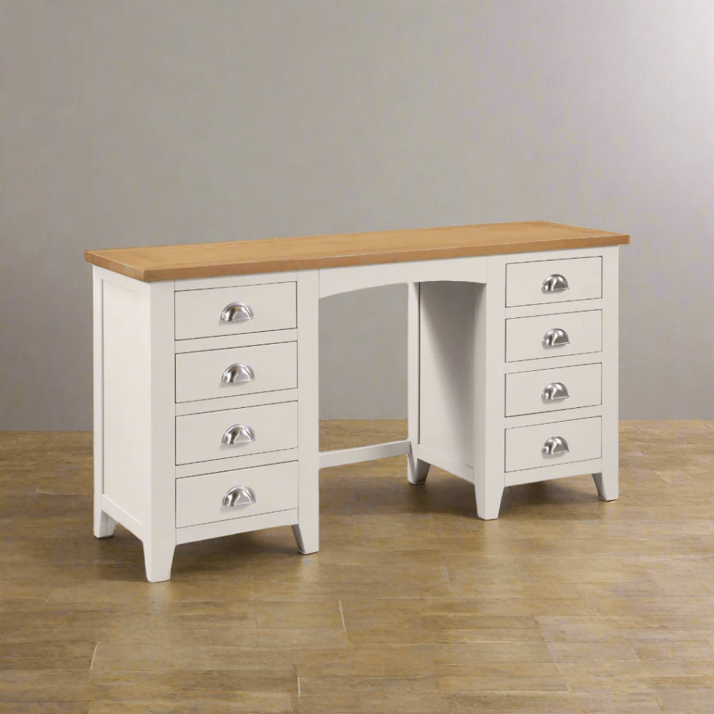 Julian Bowen Dressing Tables Richmond Twin Pedestal Dressing Table