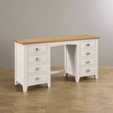 Julian Bowen Dressing Tables Richmond Twin Pedestal Dressing Table