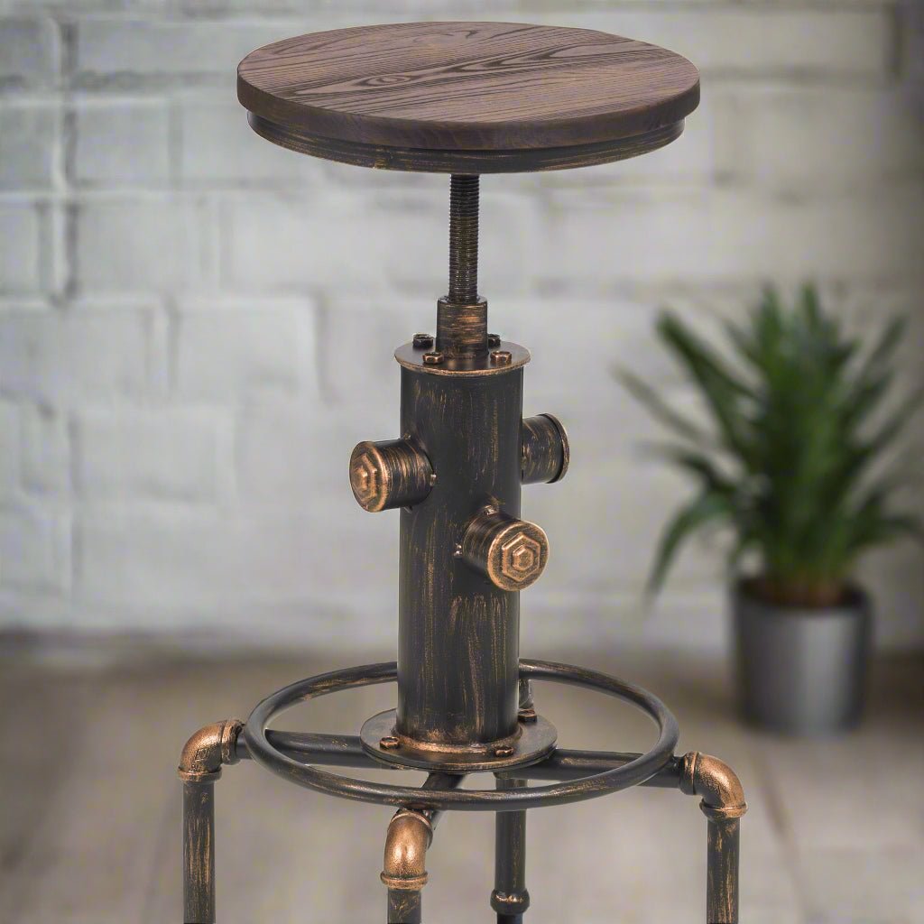Julian Bowen Bar Stools Rockport Pipework Barstool