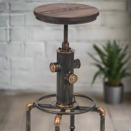 Julian Bowen Bar Stools Rockport Pipework Barstool