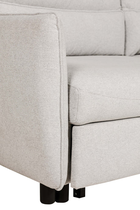 Vida Living Sofa Bed Rook Light Grey Sofa Bed