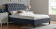 Limelight Rosa Bed Frame Single (90cm) Rosa Dark Grey Fabric Bed