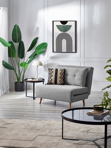 Julian Bowen Sofa Beds Rowan Single Sofabed - Grey