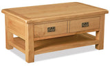 Global Home Furniture Coffee Table Salisbury Large Coffee Table + Drawer And Shelf
