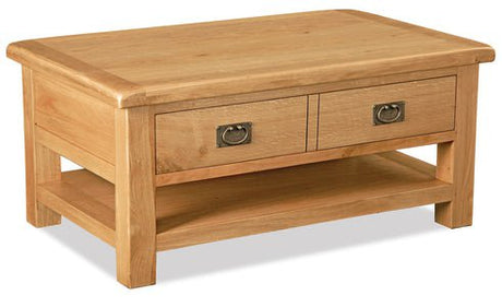 Global Home Furniture Coffee Table Salisbury Large Coffee Table + Drawer And Shelf