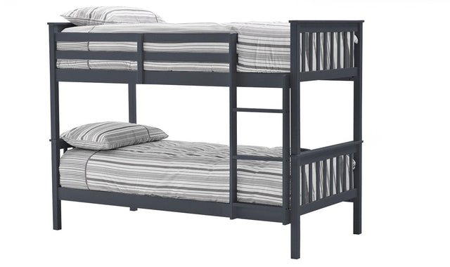 Vida Living Bunk Bed Salix Grey Single Bunk Bed