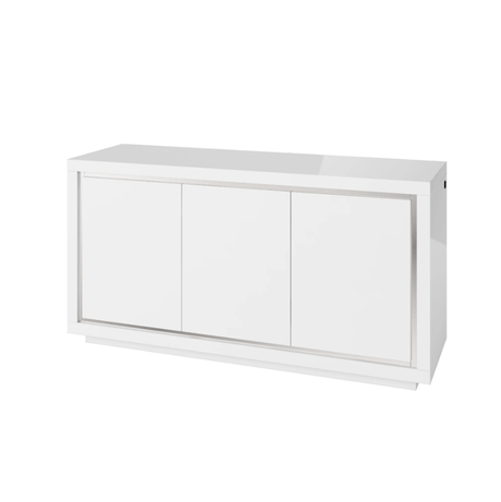 Torelli Sideboard Sardinia White 3 Door Sideboard