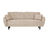 Vida Living Sofa Bed Sawyer Natural Sofa Bed