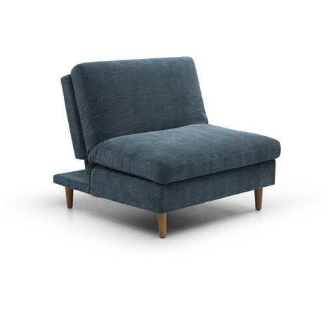 Kyoto Sofa Bed Navy Scott Fabric Click Clack Chair