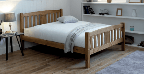 Limelight Sedna Bed Frame Single (90cm) Sedna Rustic Wooden Bed Frame