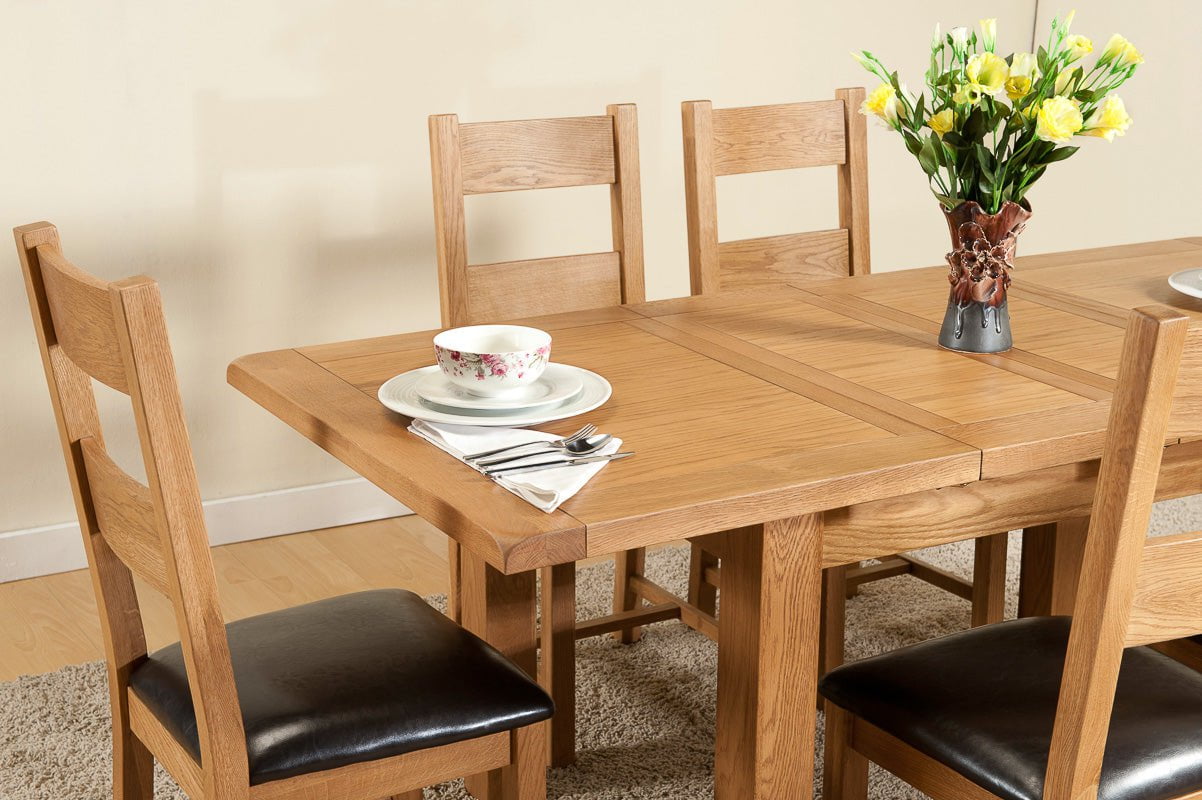 Your Home Style Dining Table Shrewton 132/198 Extending Dining Table