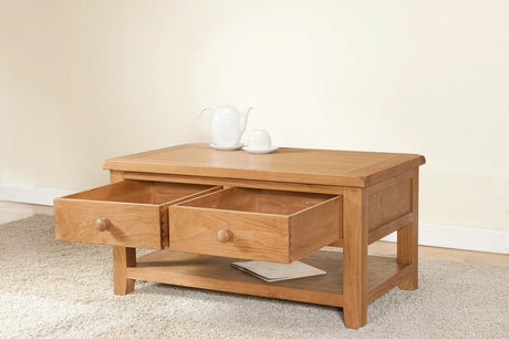 Your Home Style Coffee Table Shrewton Coffee Table with 2 Drawers