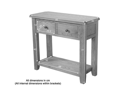 Your Home Style Console Table Shrewton Console Table with 2 Drawers