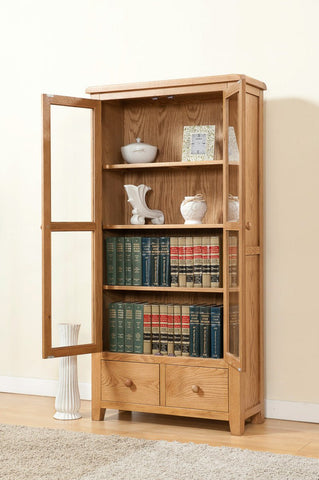 Shrewton Display Cabinet with Glass Doors