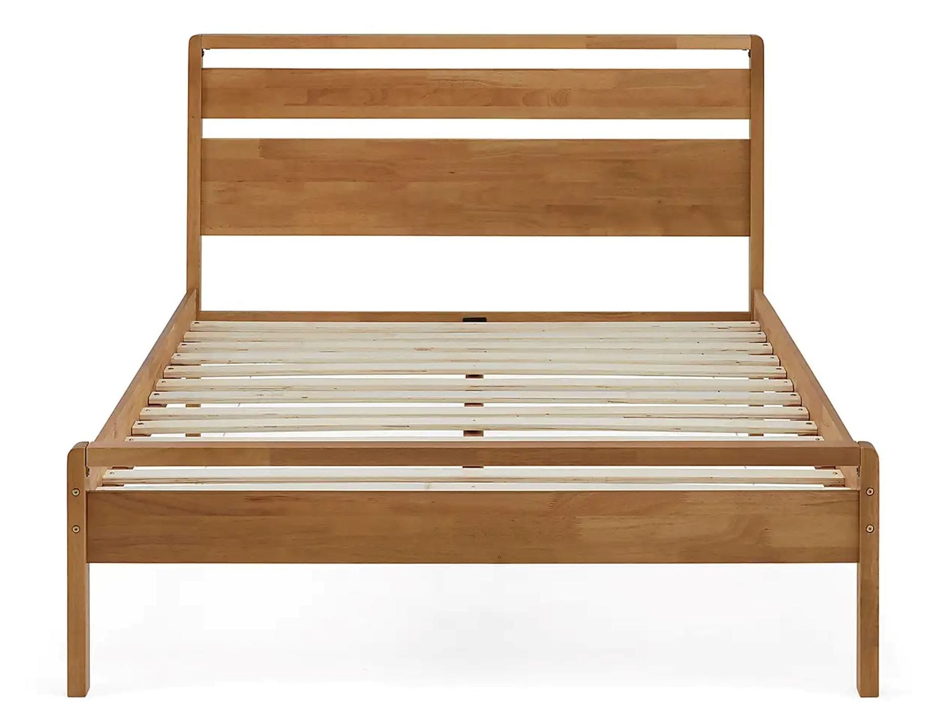 Kyoto Bed Skandi Mid Century Wooden Bed Frame
