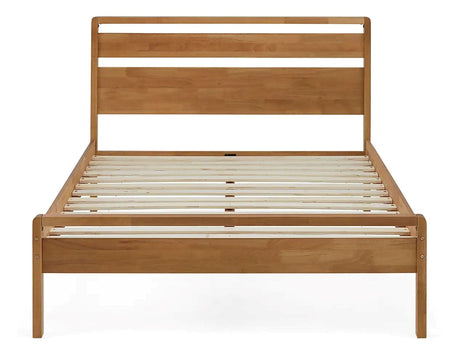 Kyoto Bed Skandi Mid Century Wooden Bed Frame