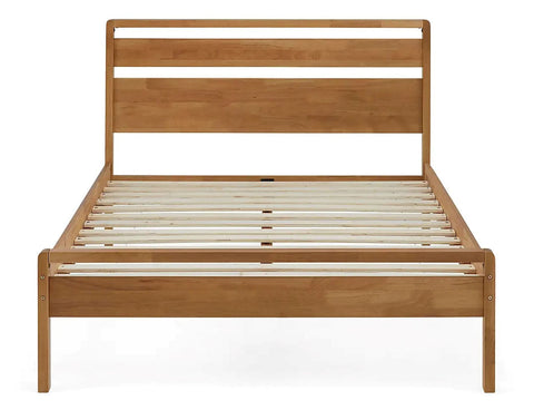 Kyoto Bed Skandi Mid Century Wooden Bed Frame