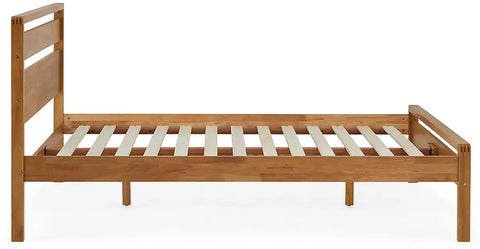 Kyoto Bed Skandi Mid Century Wooden Bed Frame