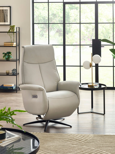 Julian Bowen Rise & Recline Chairs Sofia Dual Recliner - Grey