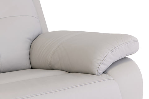 Novona Leather Electric Reclining 3 Seater Sofa