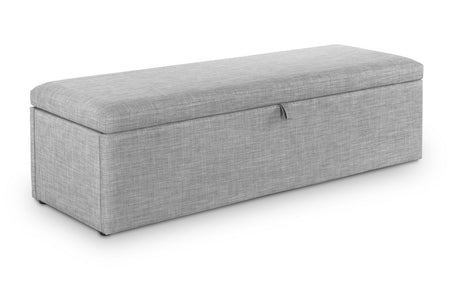 Julian Bowen Storage Benches Sorrento Blanket Box Light Grey