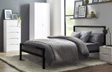 Julian Bowen Bed Soto Metal Bed 135cm - Satin Black