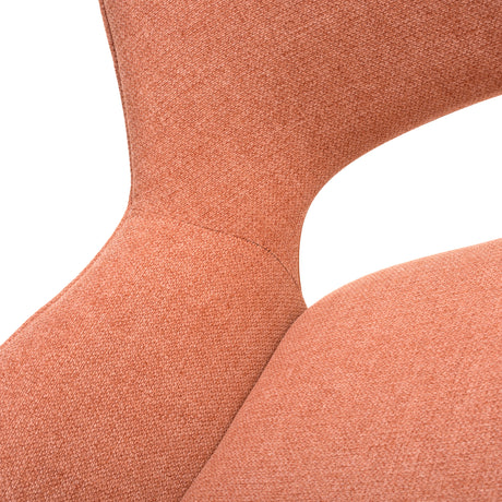 Furniture Link Dining Chair Sydney Easy Clean Brick Fabric Chair (Sold in Pairs)