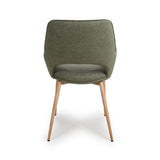 Furniture Link Dining Chair Sydney Easy Clean Sage Fabric Chair (Sold in Pairs)