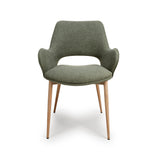 Furniture Link Dining Chair Sydney Easy Clean Sage Fabric Chair (Sold in Pairs)
