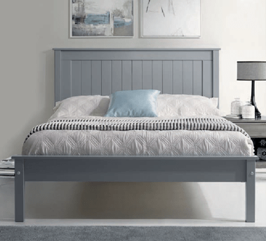 Limelight Taurus Bed Frame Single (90cm) Taurus Light Grey Wooden Bed Frame