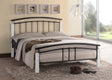 Time Living Bed Frame Single 90cm / Black & White Tetras Wooden & Metal Bed Frame