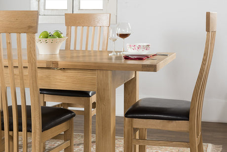 Your Home Style Dining Table Valeswood 120/166 Extending Dining Table