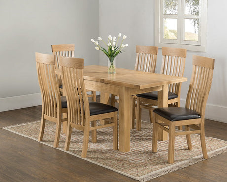 Your Home Style Dining Table Valeswood 120/166 Extending Dining Table